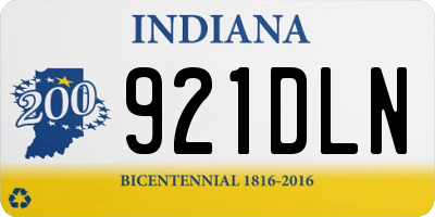 IN license plate 921DLN