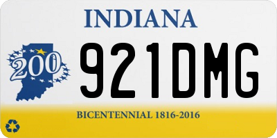 IN license plate 921DMG