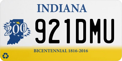 IN license plate 921DMU