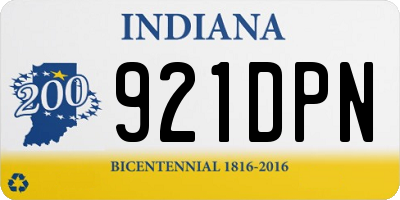 IN license plate 921DPN