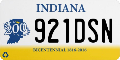 IN license plate 921DSN
