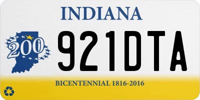 IN license plate 921DTA