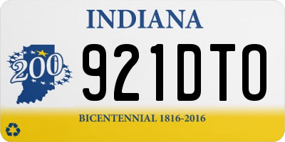 IN license plate 921DTO