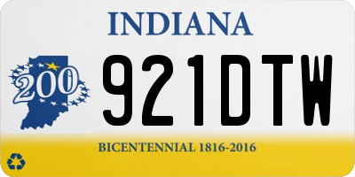 IN license plate 921DTW