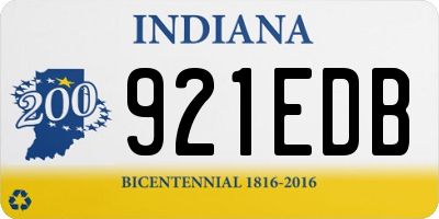 IN license plate 921EDB