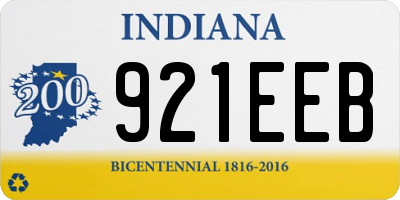 IN license plate 921EEB