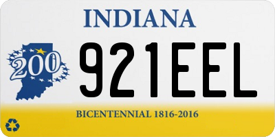 IN license plate 921EEL