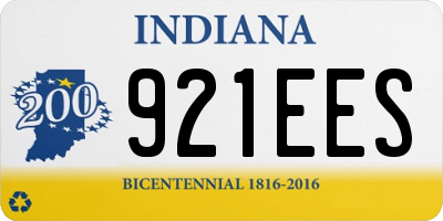 IN license plate 921EES