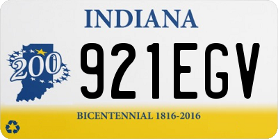 IN license plate 921EGV