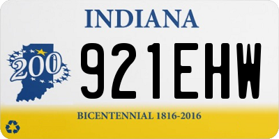 IN license plate 921EHW
