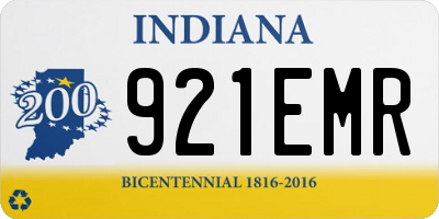 IN license plate 921EMR