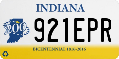 IN license plate 921EPR