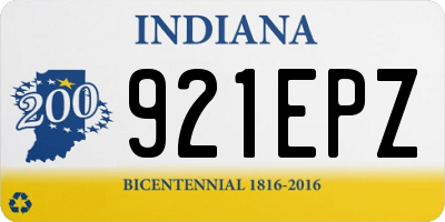 IN license plate 921EPZ