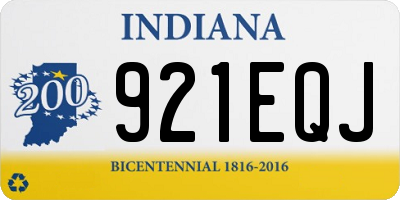 IN license plate 921EQJ