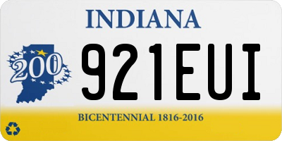 IN license plate 921EUI