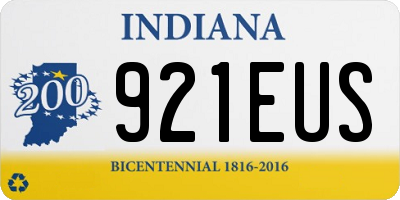 IN license plate 921EUS