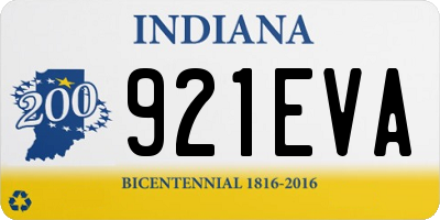 IN license plate 921EVA