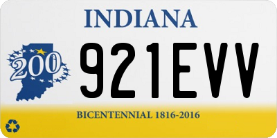 IN license plate 921EVV