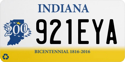 IN license plate 921EYA