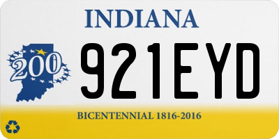 IN license plate 921EYD