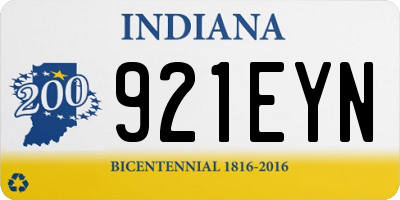 IN license plate 921EYN