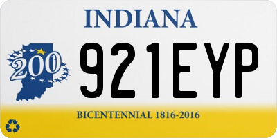 IN license plate 921EYP