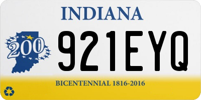 IN license plate 921EYQ