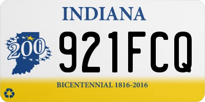 IN license plate 921FCQ