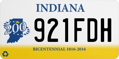 IN license plate 921FDH
