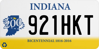 IN license plate 921HKT