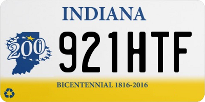 IN license plate 921HTF