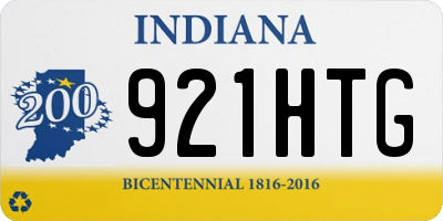 IN license plate 921HTG