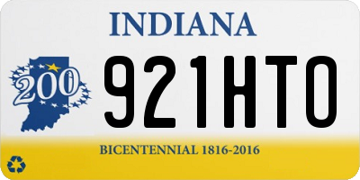 IN license plate 921HTO