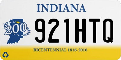 IN license plate 921HTQ