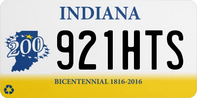 IN license plate 921HTS