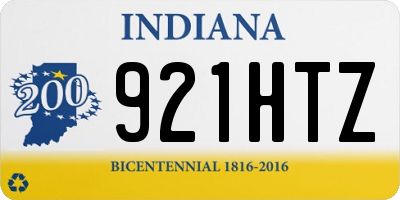 IN license plate 921HTZ