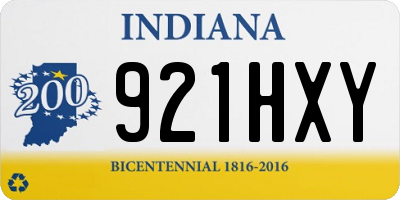 IN license plate 921HXY