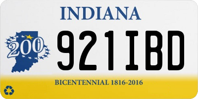 IN license plate 921IBD