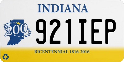 IN license plate 921IEP