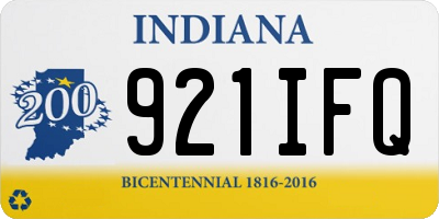 IN license plate 921IFQ