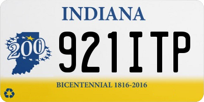 IN license plate 921ITP