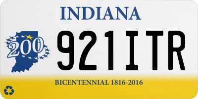 IN license plate 921ITR