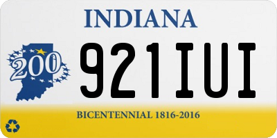 IN license plate 921IUI