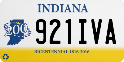 IN license plate 921IVA