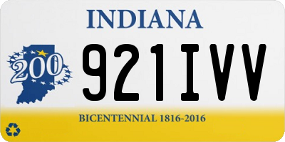IN license plate 921IVV