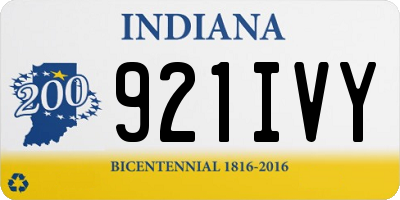 IN license plate 921IVY