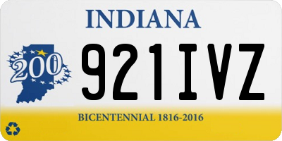 IN license plate 921IVZ