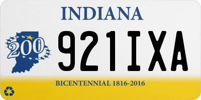 IN license plate 921IXA