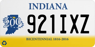 IN license plate 921IXZ