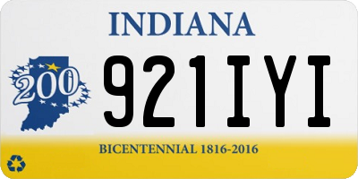 IN license plate 921IYI